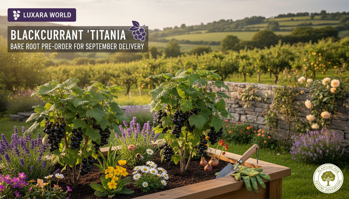 Order Titania Blackcurrant Bare Roots for September