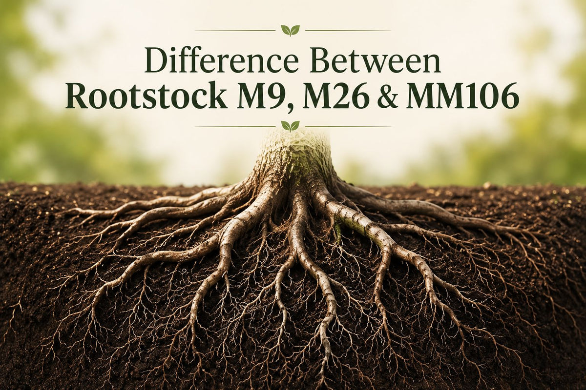 Apple Tree Rootstocks: Difference Between M9, M26 & MM106
