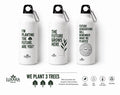 Reusable stainless steel water bottle supporting the Rooted for Generations initiative in Ireland