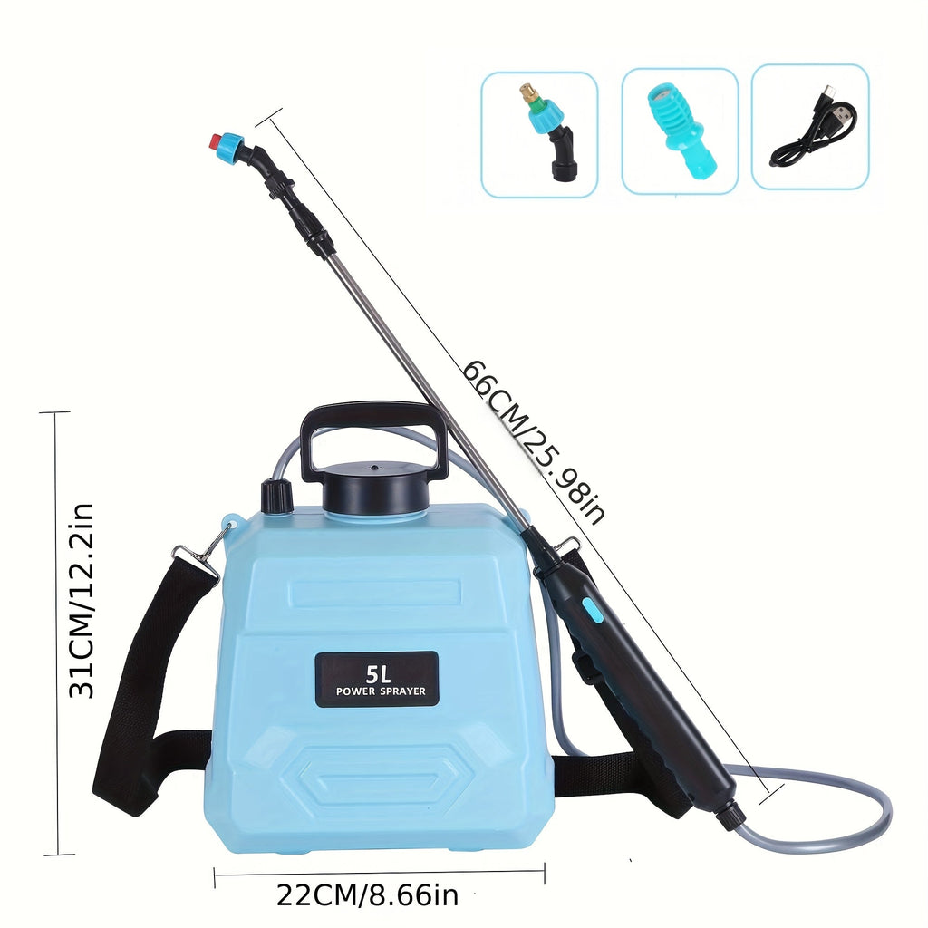 Electric Cleaning Sprayer 5L with Nozzles & Rod