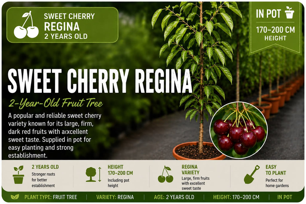 Sweet Cherry “Regina” in Pot — 170-200 cm