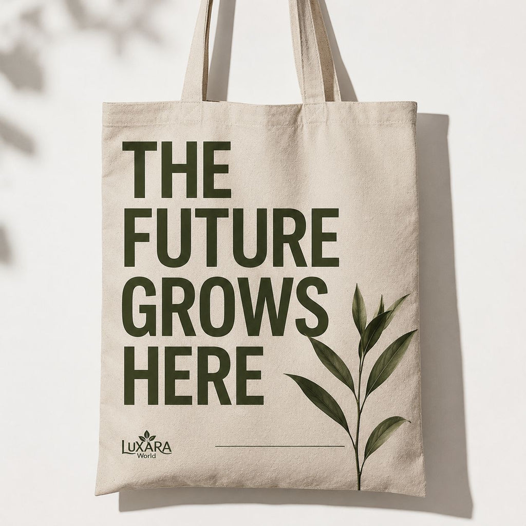 Sustainable cotton tote bag from the Rooted for Generations eco collection