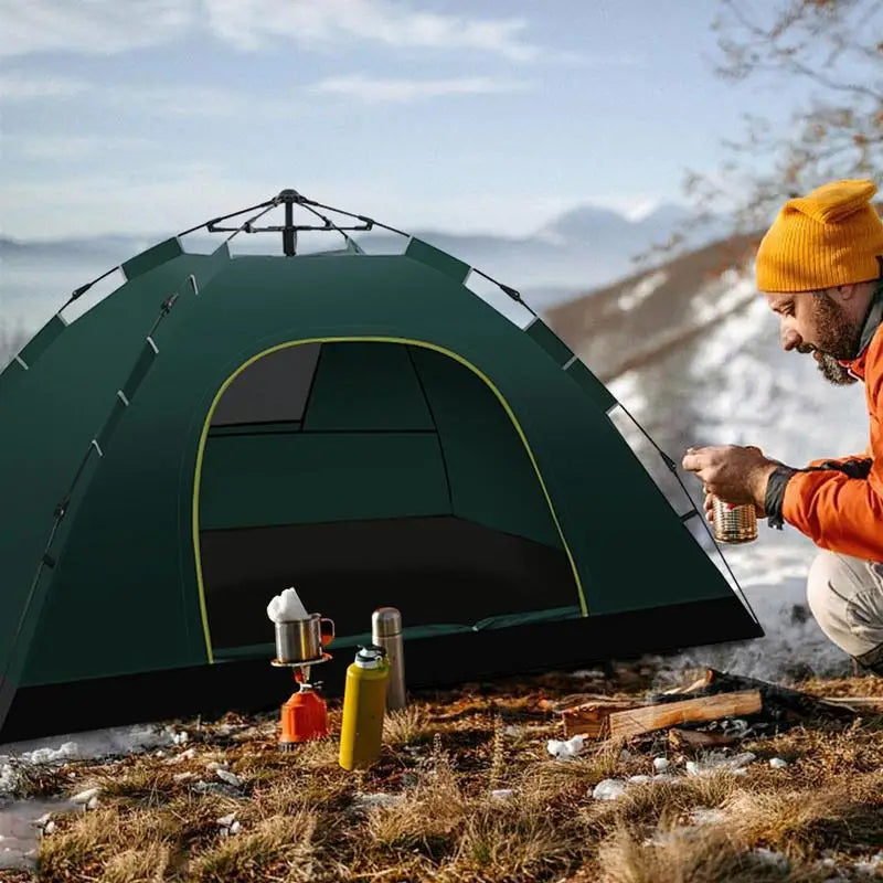 1-2 Person Pop Up Camping Tent – Waterproof Instant Setup Lightweight Outdoor Shelter