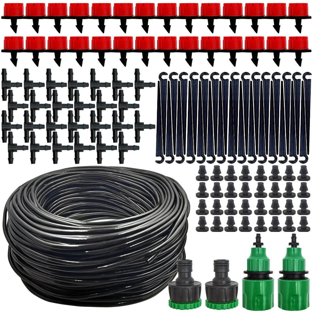 Micro Drip Irrigation System Portable 20M Automatic Watering with