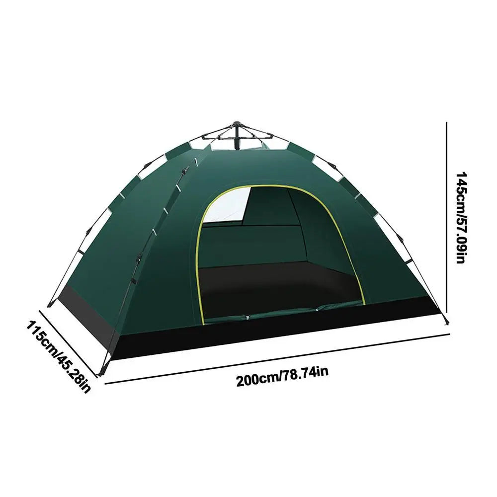 1-2 Person Pop Up Camping Tent – Waterproof Instant Setup Lightweight Outdoor Shelter