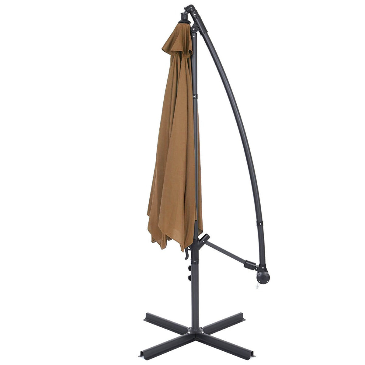 2.7 m Cantilever Garden Parasol Umbrella – Khaki – Available in Multiple Colours
